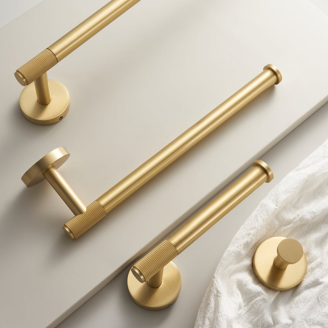 BowLift | KRAM | Solid Brass Toilet Paper Holder Modern Elegant