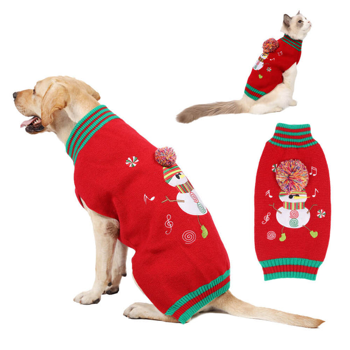 BowLift | Christmas Sweater for Dogs - Festive Reindeer with Various Prints