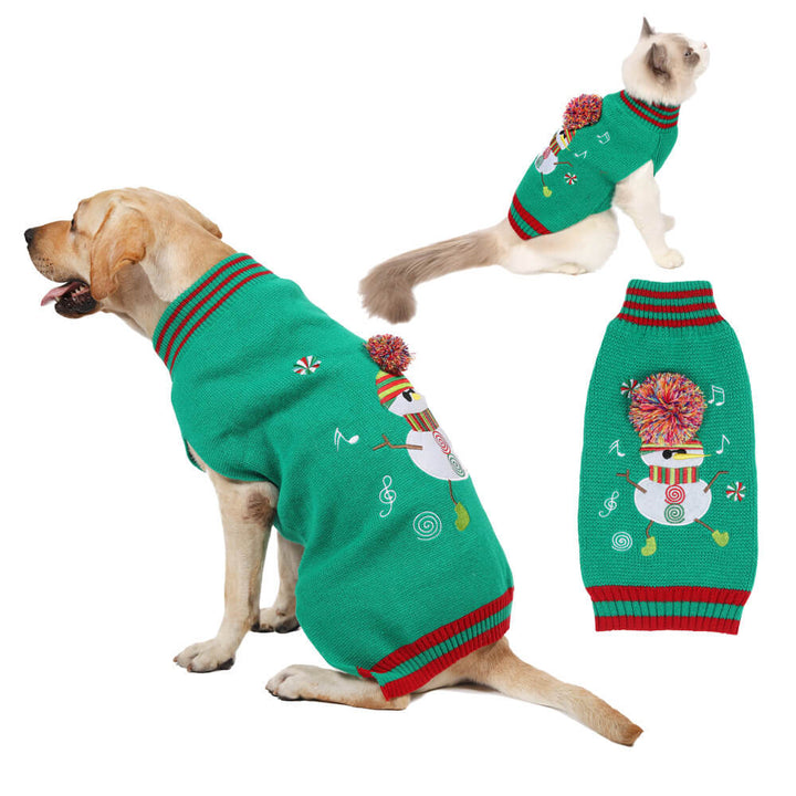 BowLift | Christmas Sweater for Dogs - Festive Reindeer with Various Prints
