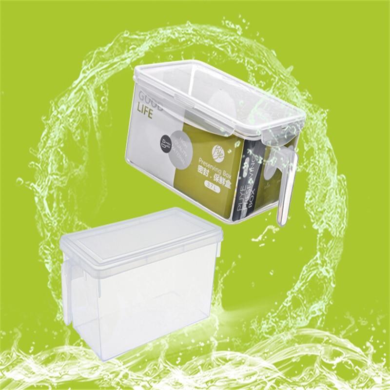 BowLift | Kitchen Transparent PP Storage Box Grains Beans Storage Contain Sealed Home Organizer Food Container Refrigerator Storage Boxes