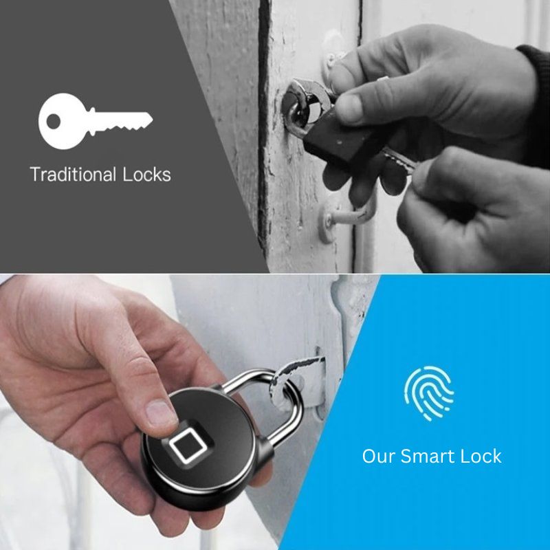 BowLift | Smart Fingerprint Padlock with Bluetooth Access
