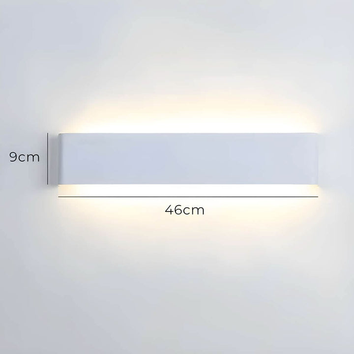 BowLift | Modern LED Wall Lamp – Elegant Aluminum & Glass Design