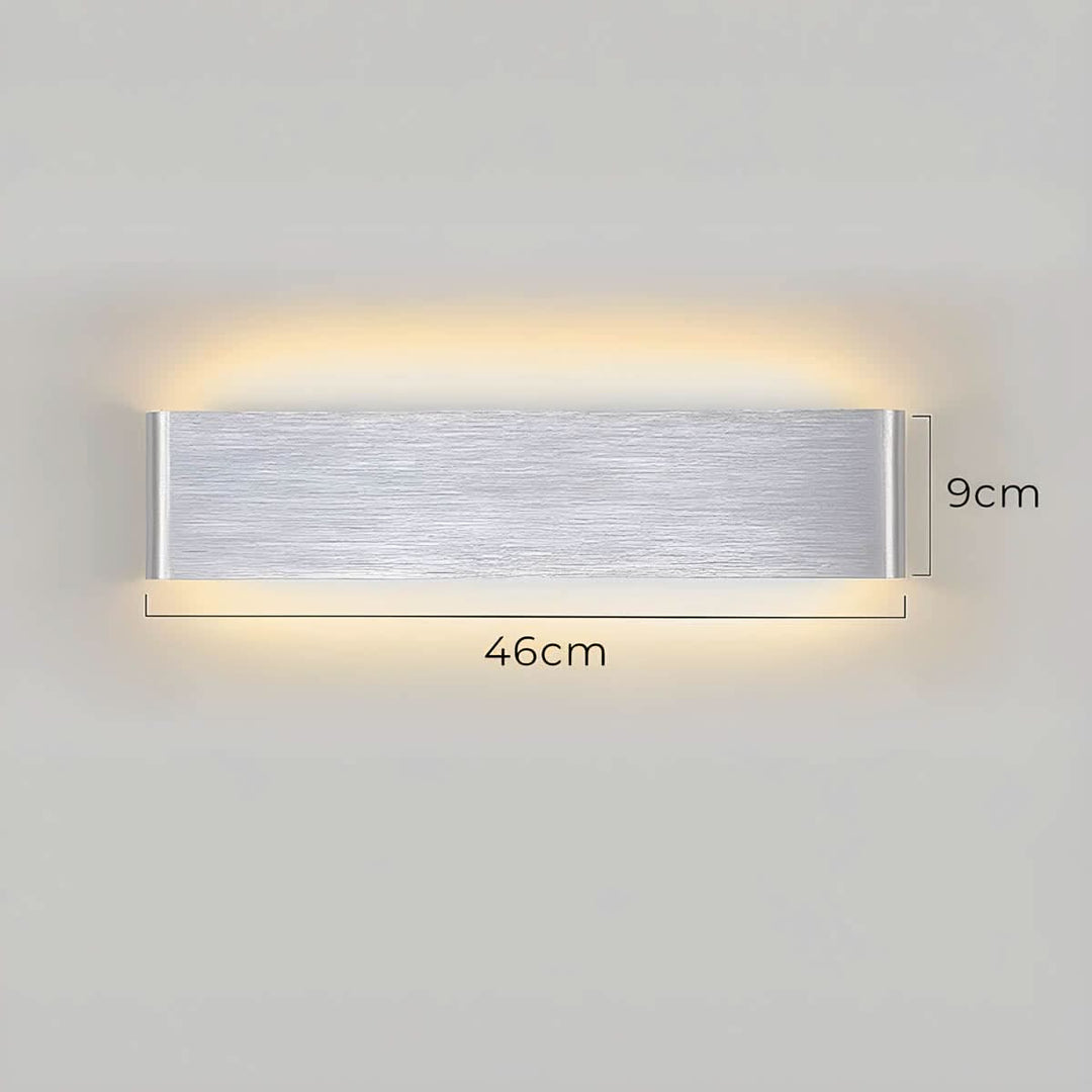 BowLift | Modern LED Wall Lamp – Elegant Aluminum & Glass Design
