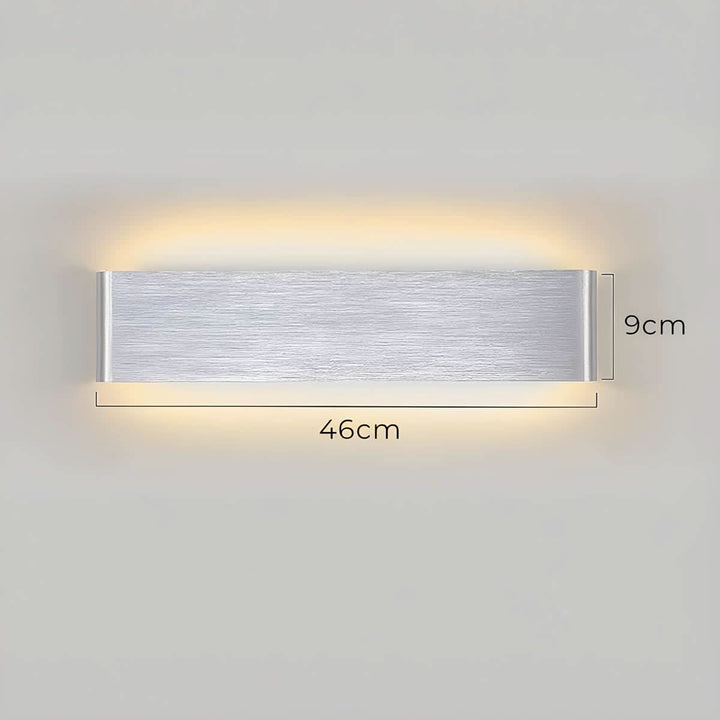 BowLift | Modern LED Wall Lamp – Elegant Aluminum & Glass Design