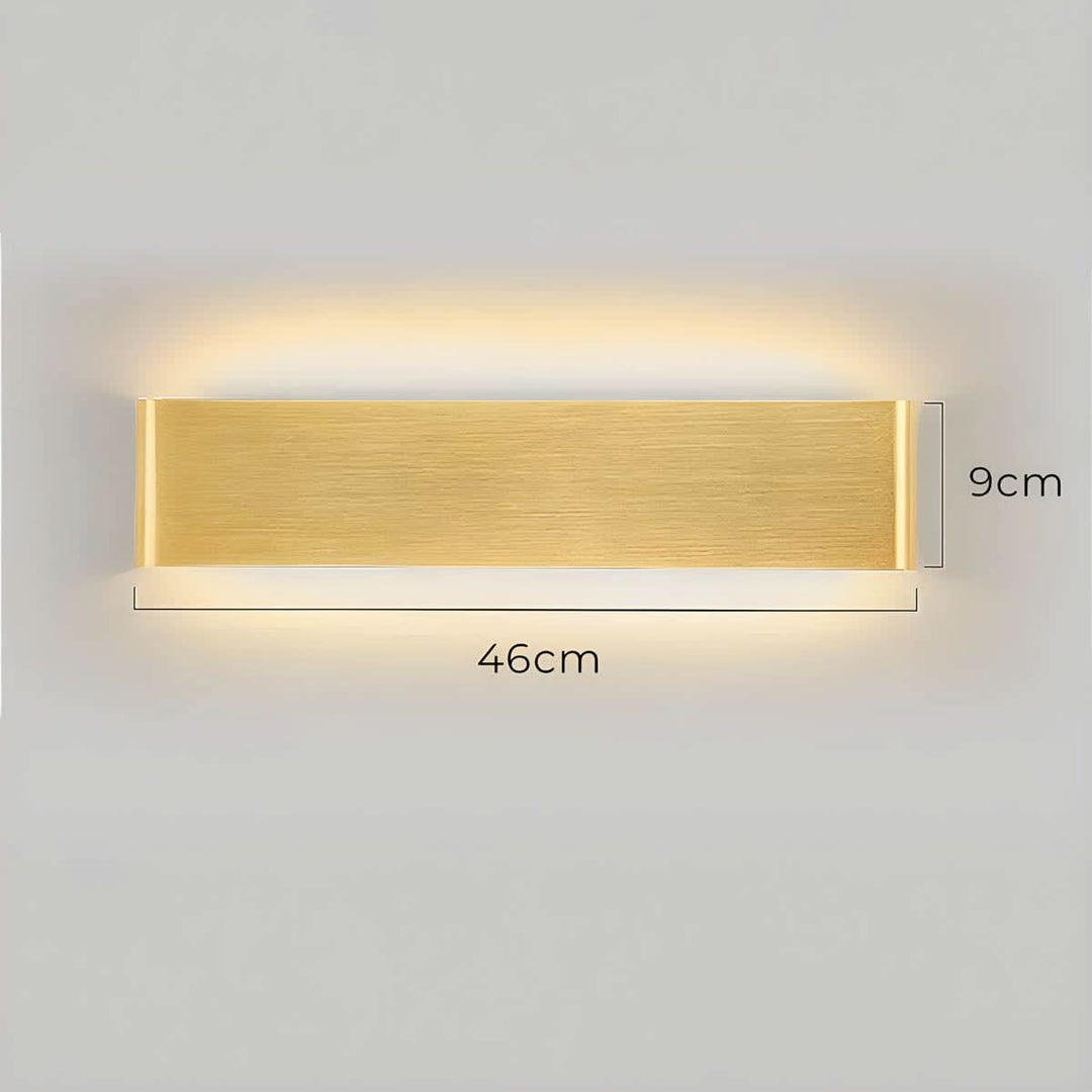 BowLift | Modern LED Wall Lamp – Elegant Aluminum & Glass Design