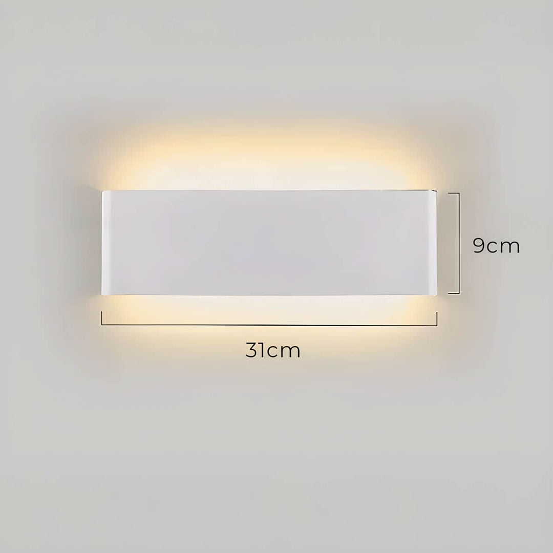 BowLift | Modern LED Wall Lamp – Elegant Aluminum & Glass Design