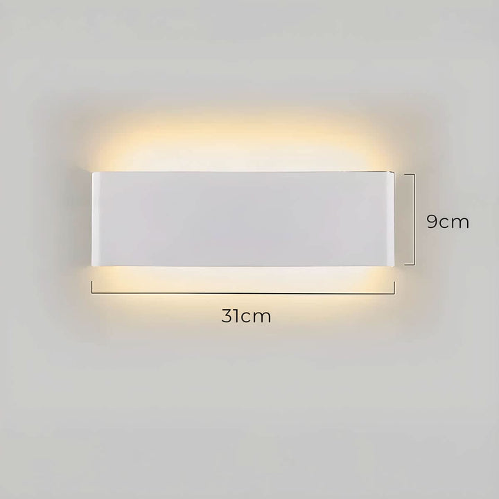 BowLift | Modern LED Wall Lamp – Elegant Aluminum & Glass Design