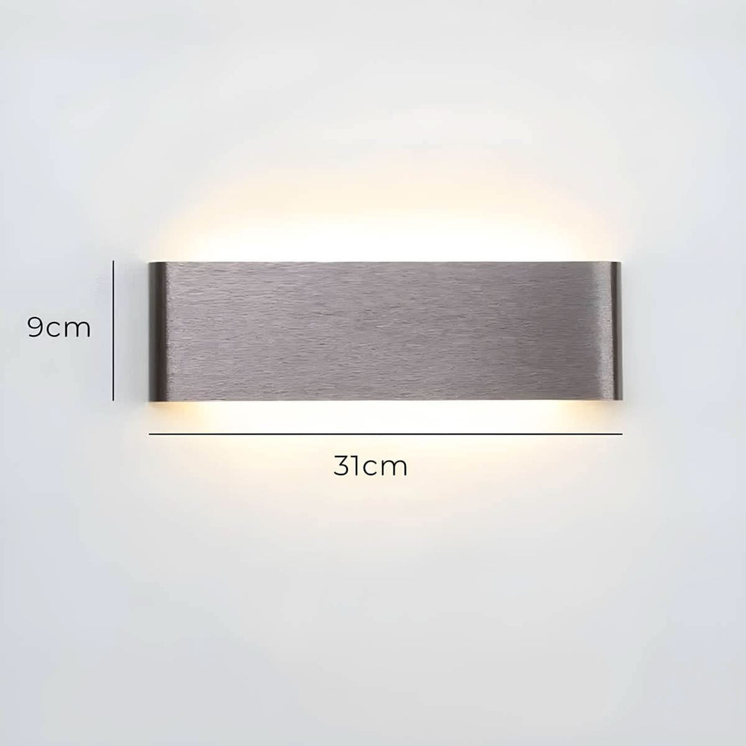 BowLift | Modern LED Wall Lamp – Elegant Aluminum & Glass Design