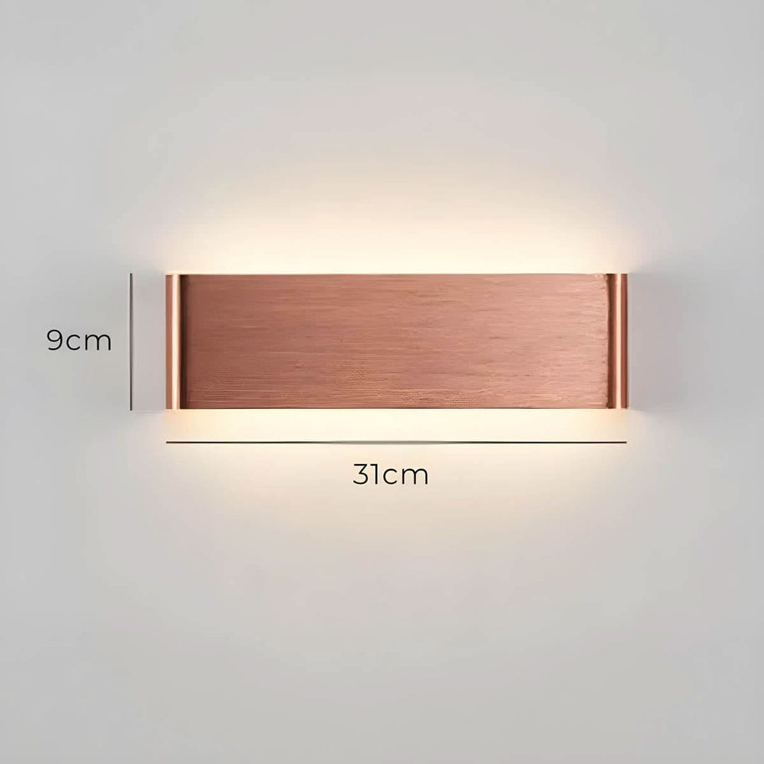 BowLift | Modern LED Wall Lamp – Elegant Aluminum & Glass Design