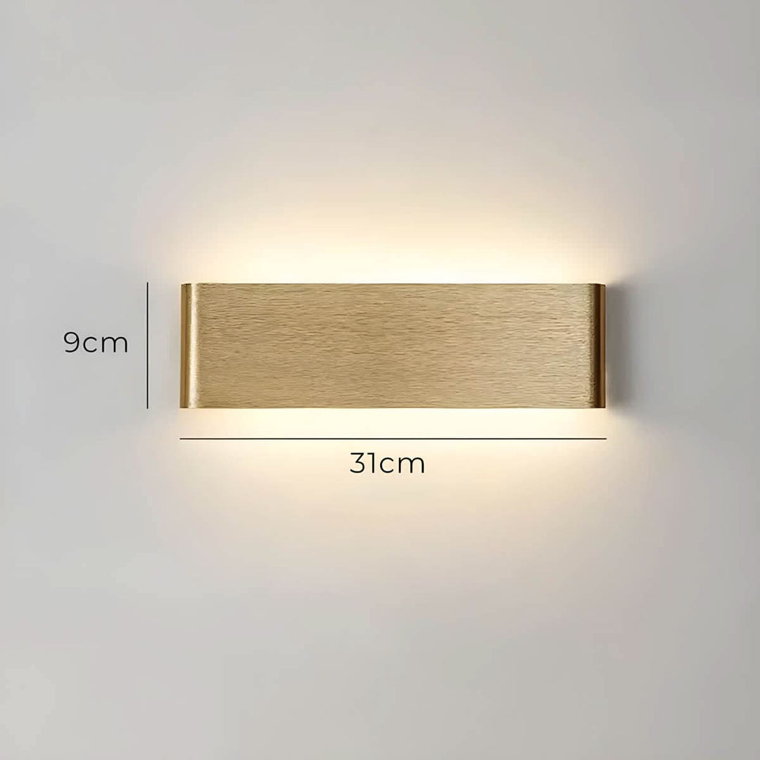 BowLift | Modern LED Wall Lamp – Elegant Aluminum & Glass Design