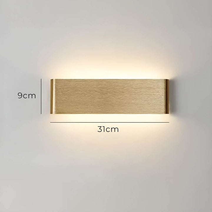 BowLift | Modern LED Wall Lamp – Elegant Aluminum & Glass Design