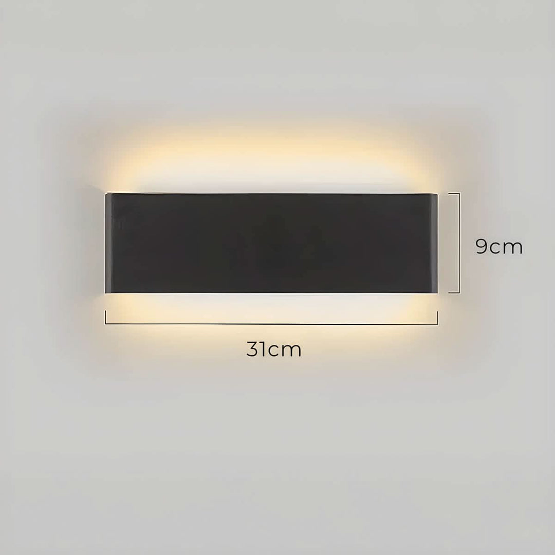 BowLift | Modern LED Wall Lamp – Elegant Aluminum & Glass Design