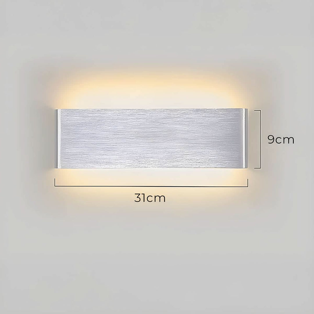 BowLift | Modern LED Wall Lamp – Elegant Aluminum & Glass Design