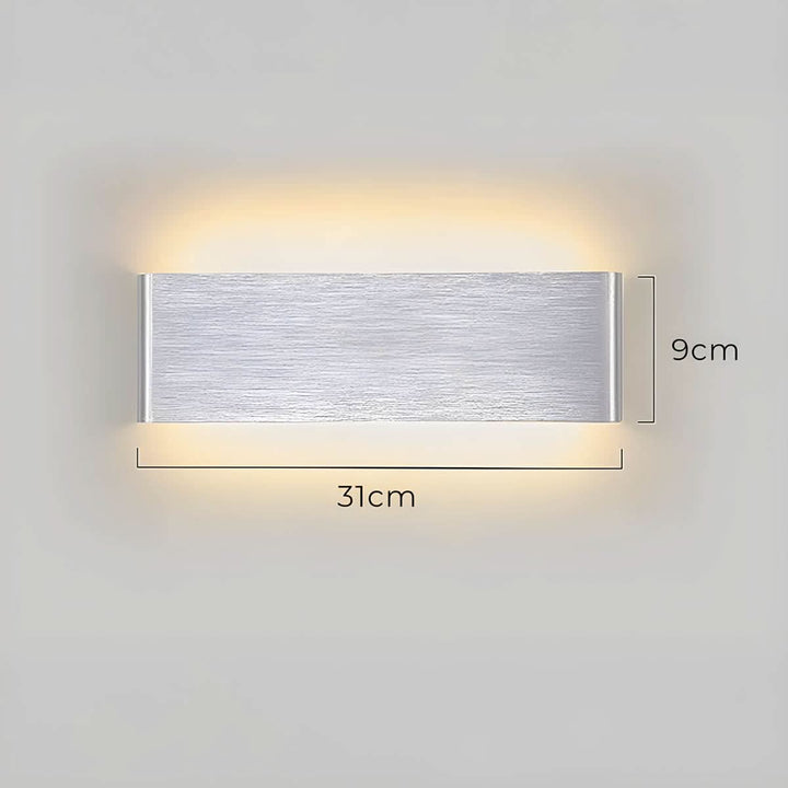 BowLift | Modern LED Wall Lamp – Elegant Aluminum & Glass Design