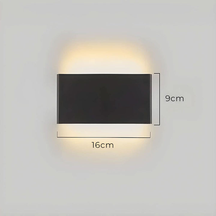BowLift | Modern LED Wall Lamp – Elegant Aluminum & Glass Design