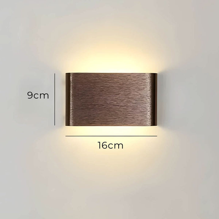 BowLift | Modern LED Wall Lamp – Elegant Aluminum & Glass Design