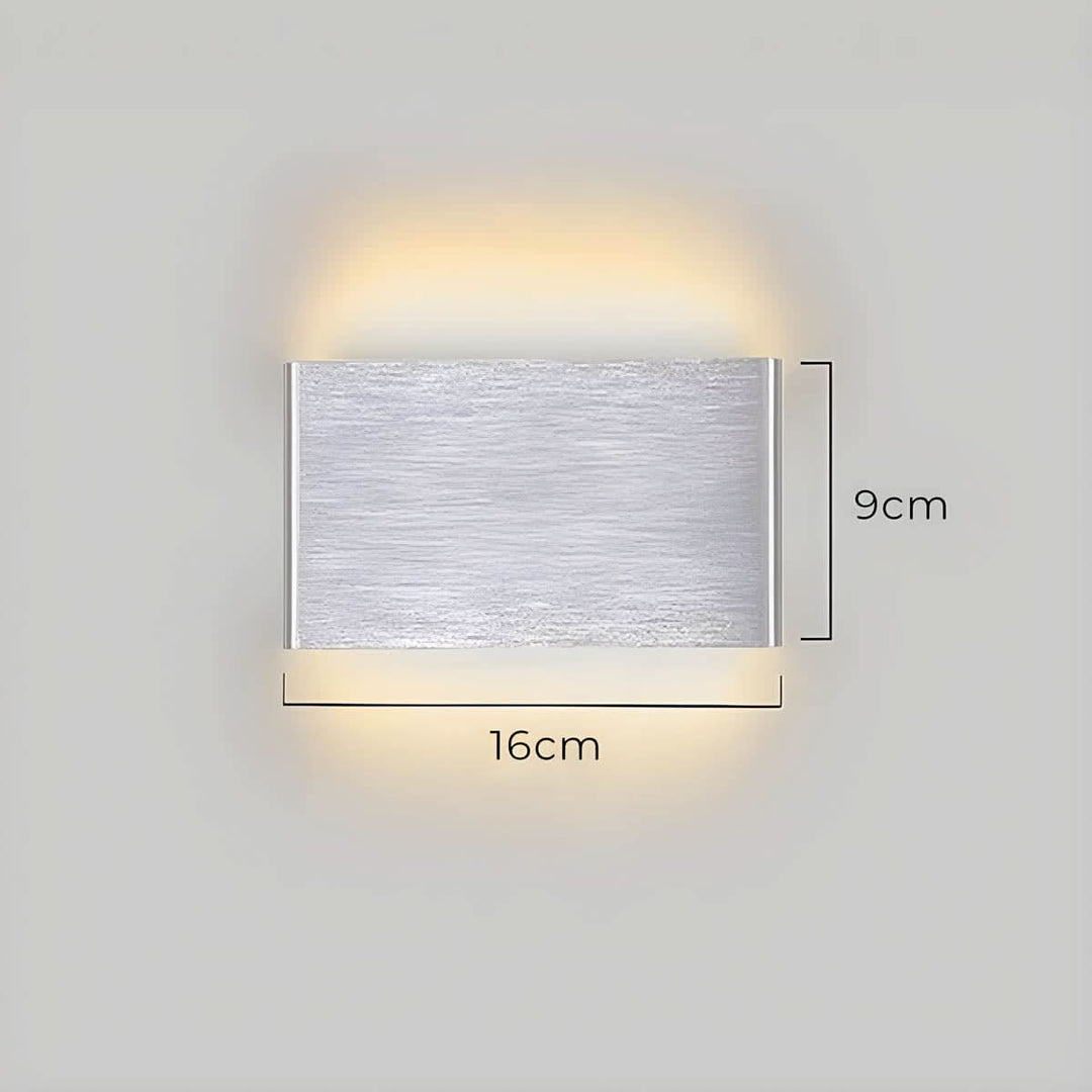 BowLift | Modern LED Wall Lamp – Elegant Aluminum & Glass Design