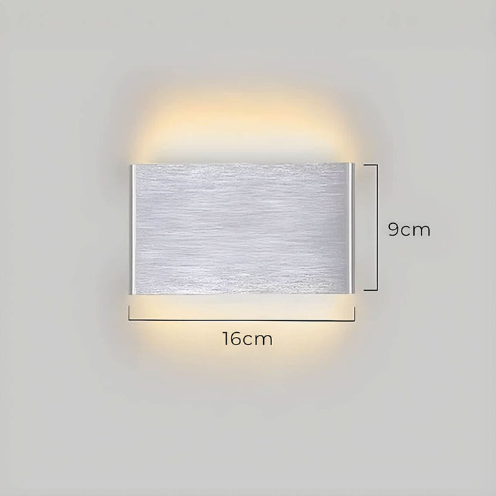 BowLift | Modern LED Wall Lamp – Elegant Aluminum & Glass Design