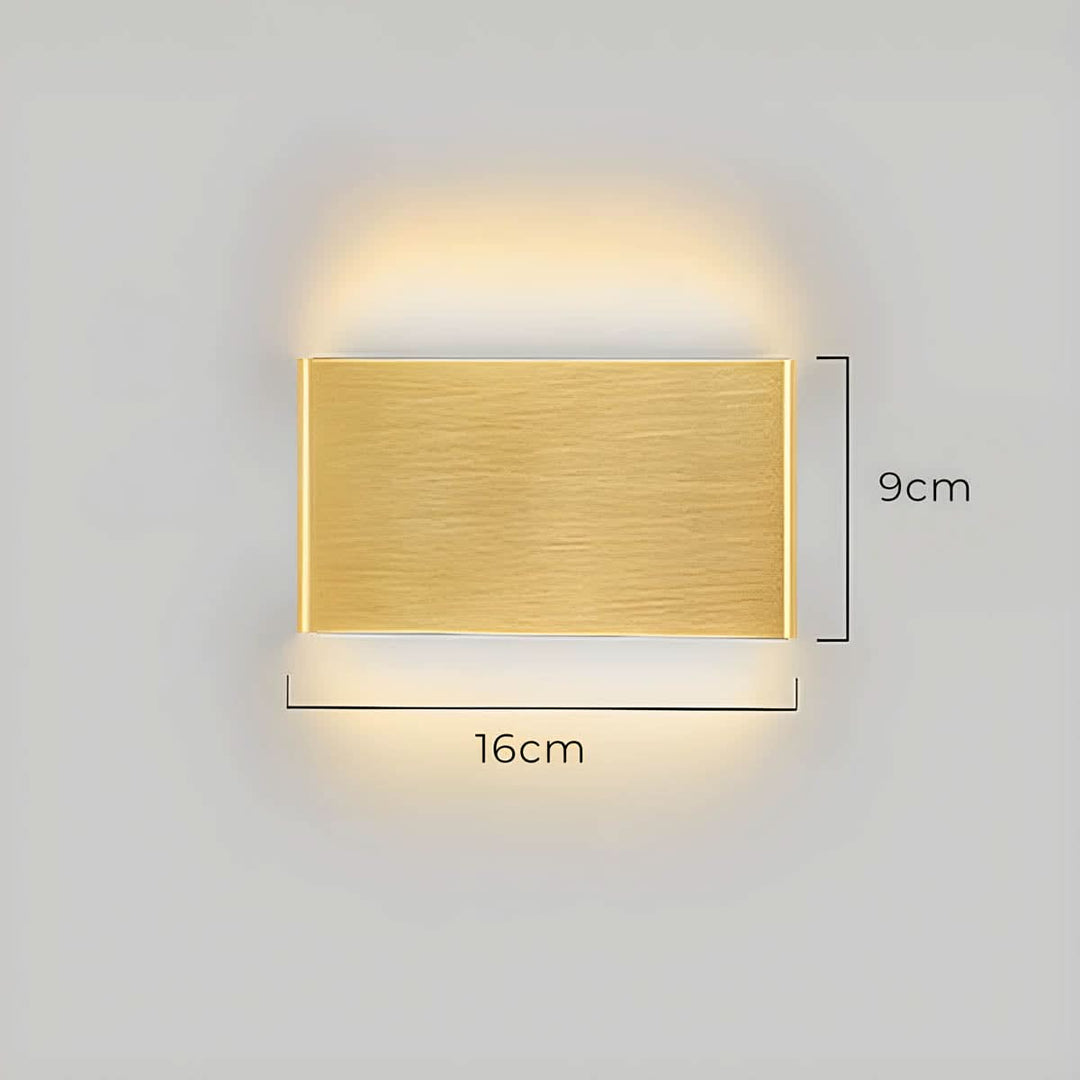 BowLift | Modern LED Wall Lamp – Elegant Aluminum & Glass Design