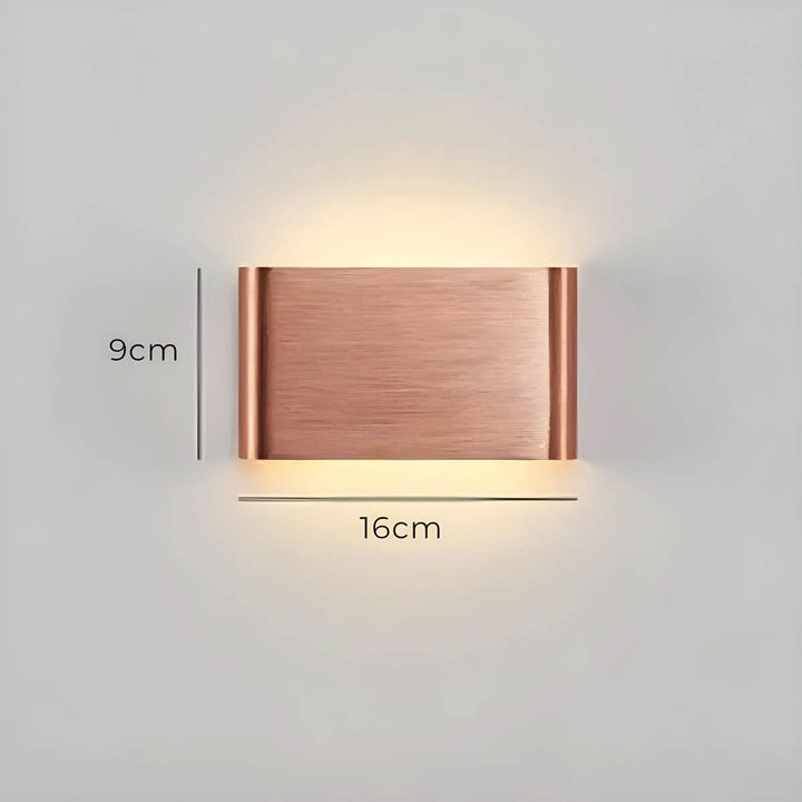 BowLift | Modern LED Wall Lamp – Elegant Aluminum & Glass Design
