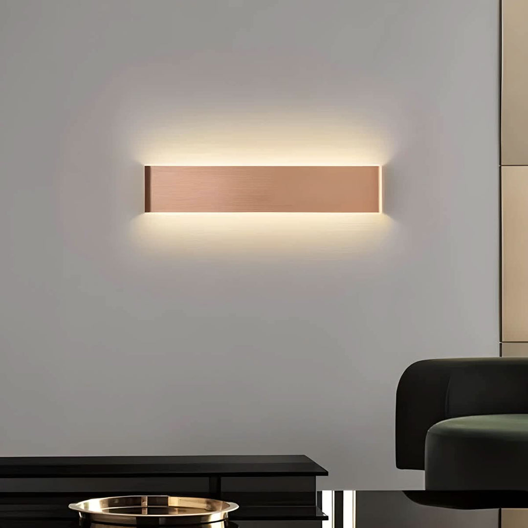 BowLift | Modern LED Wall Lamp – Elegant Aluminum & Glass Design