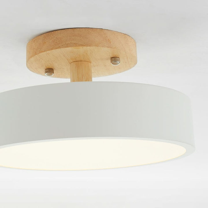 BowLift | Modern Wood LED Ceiling Light with Dimmable Function