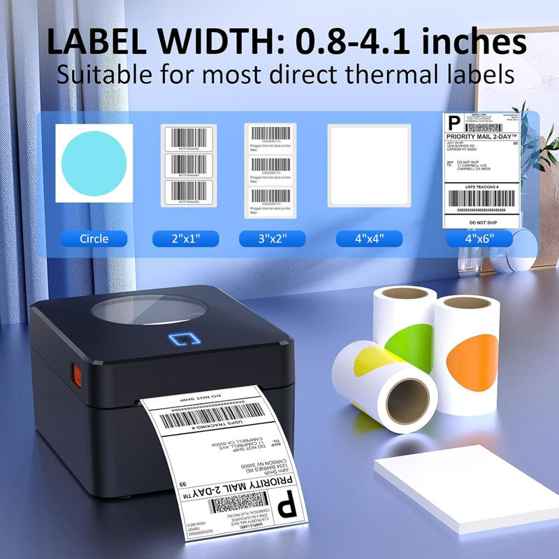 BowLift | Label Printer  4x6 Bluetooth Thermal Label Printer with Automatic Label Recognition for Shipping Packages