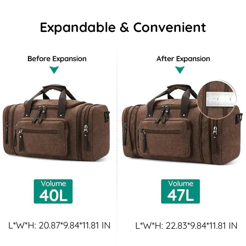 BowLift | Large Capacity Canvas Travel Bag