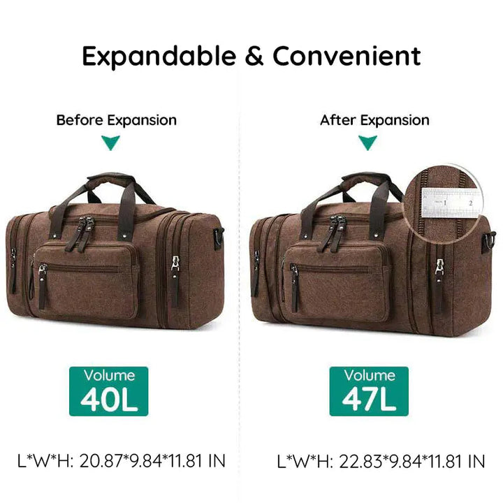 BowLift | Large Capacity Canvas Travel Bag