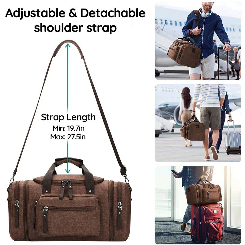 BowLift | Large Capacity Canvas Travel Bag