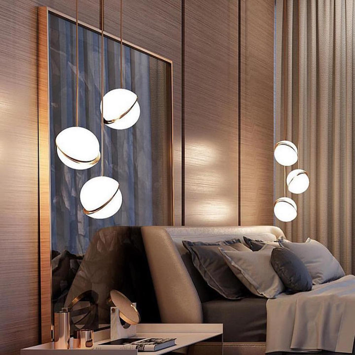 BowLift | AstralAura – Crescent Moon Pendant Illumination