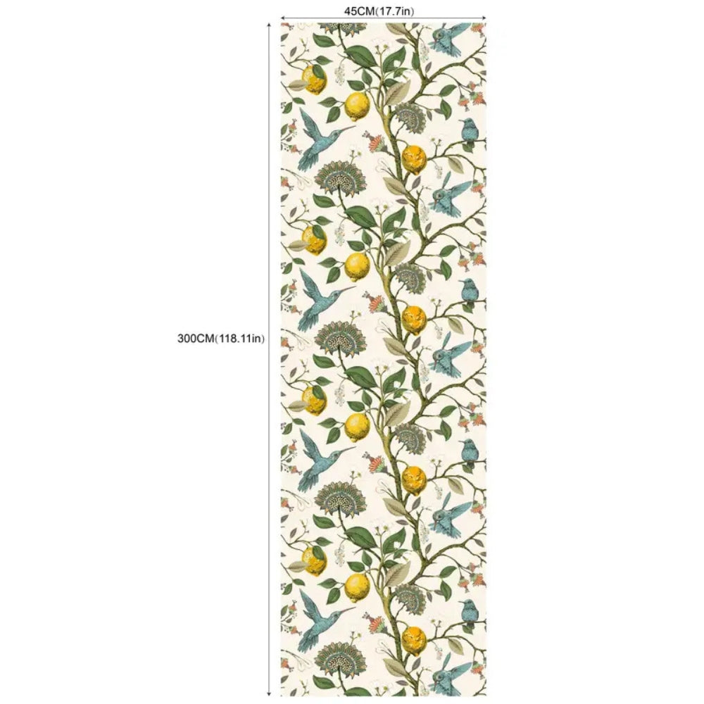 BowLift | Lemon Bluebird PVC Adhesive Wallpaper