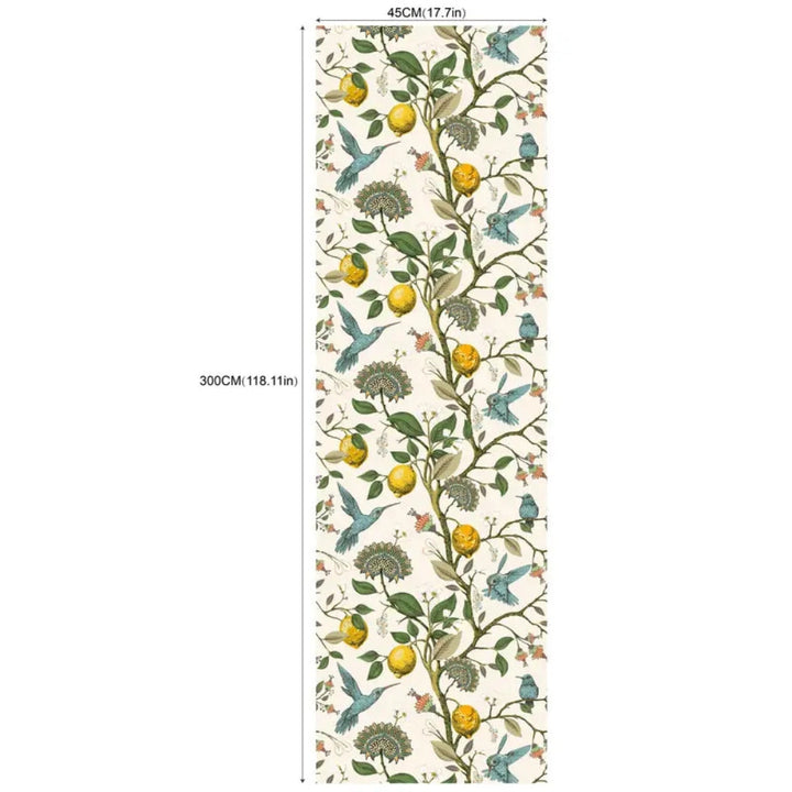 BowLift | Lemon Bluebird PVC Adhesive Wallpaper