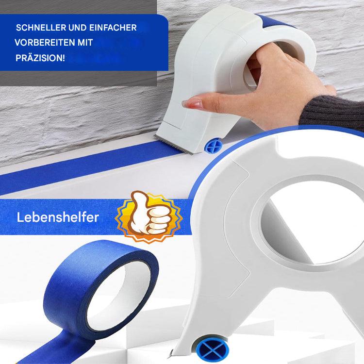 BowLift | Paint Tape Applicator For Clean Paint Edges With Cutter And Rollers