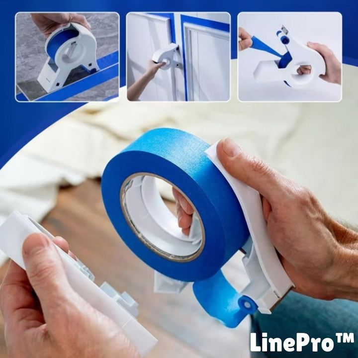 BowLift | Paint Tape Applicator For Clean Paint Edges With Cutter And Rollers