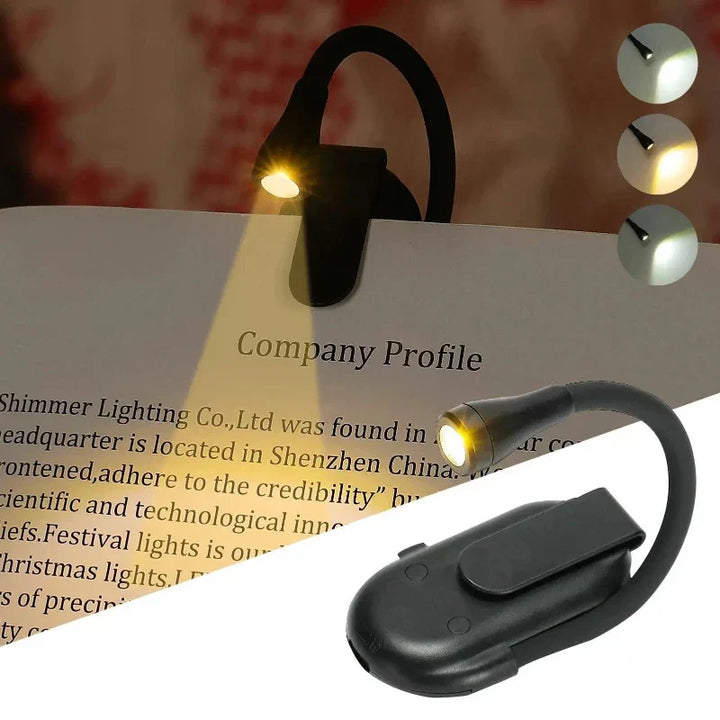 BowLift | Reading Lamp Book Clamp Rechargeable