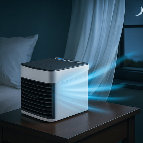 BowLift | KoelBreeze Mini Air Cooler – Portable USB Air Cooler with 3-in-1 Function and LED