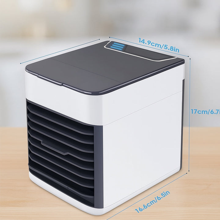 BowLift | KoelBreeze Mini Air Cooler – Portable USB Air Cooler with 3-in-1 Function and LED