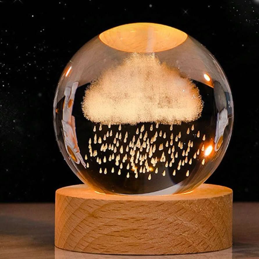 BowLift | Luminous Crystal Ball LED Night Light Decor