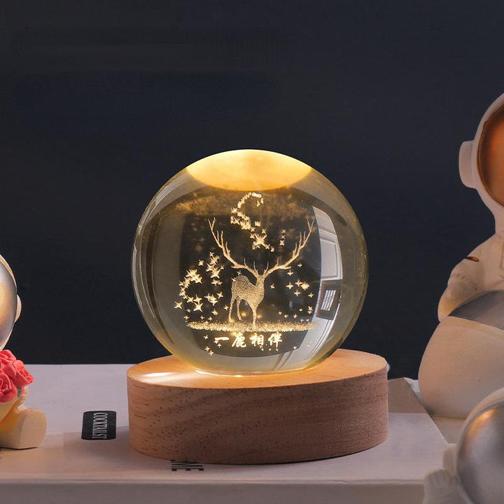 BowLift | SolarSphere – Crystal Solar System with LED Lighting | Educational & Decorative Gift