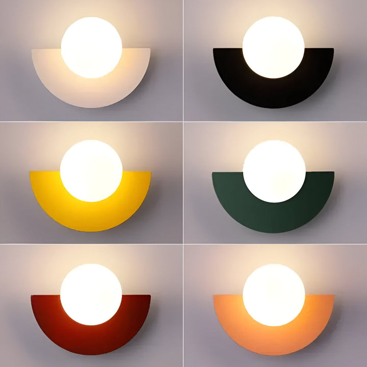 BowLift | LumiSphere Light - Modern Wall Lights - Plug-in Wall Lights - Wall Light Sconces