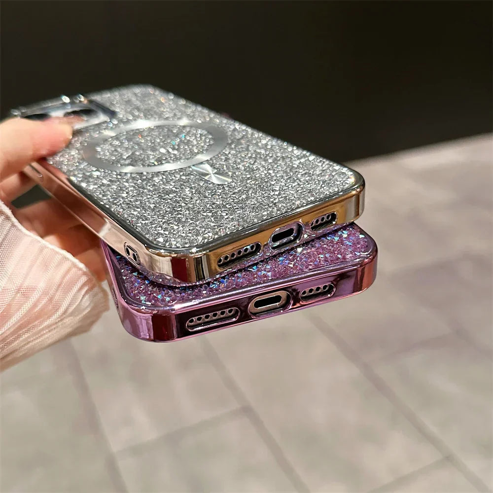 BowLift | Bling Glitter Magnetic Case for iPhone