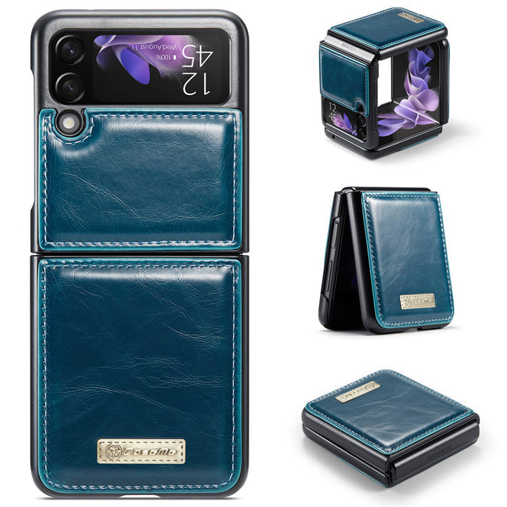 BowLift | Luxurious Genuine Leather Flip Case for Samsung Z Flip3 5G