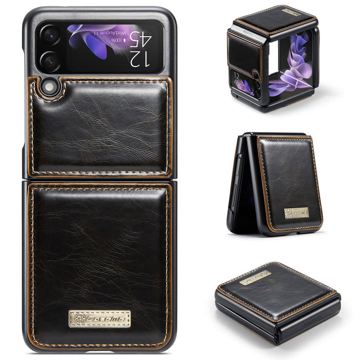 BowLift | Luxurious Genuine Leather Flip Case for Samsung Z Flip3 5G