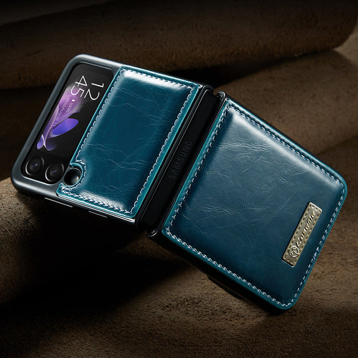 BowLift | Luxurious Genuine Leather Flip Case for Samsung Z Flip3 5G
