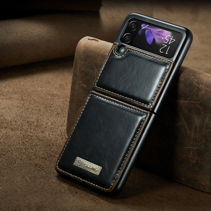 BowLift | Luxurious Genuine Leather Flip Case for Samsung Z Flip3 5G