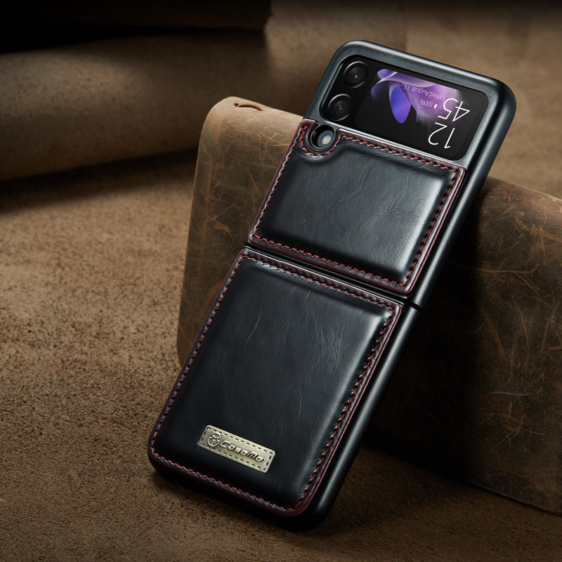 BowLift | Luxurious Genuine Leather Flip Case for Samsung Z Flip3 5G