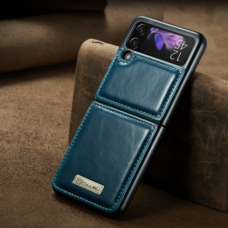 BowLift | Luxurious Genuine Leather Flip Case for Samsung Z Flip3 5G