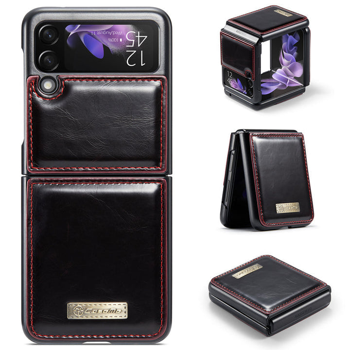 BowLift | Luxurious Genuine Leather Flip Case for Samsung Z Flip3 5G
