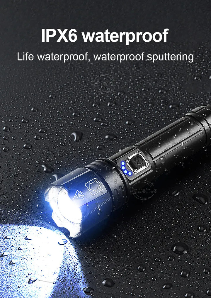 LumiBeam Flashlight - Powerful Rechargeable LED Flashlight Bowlift
